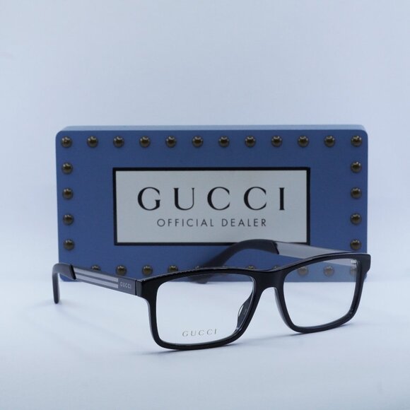 FINAL PRICE NEW GUCCI GG0692O 001 BLACK EYEGLASSES - Picture 7 of 9